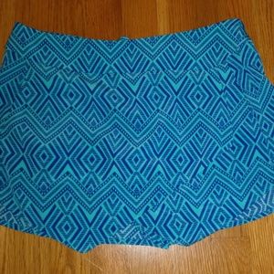 Forever 21 Royal & Aqua Skort